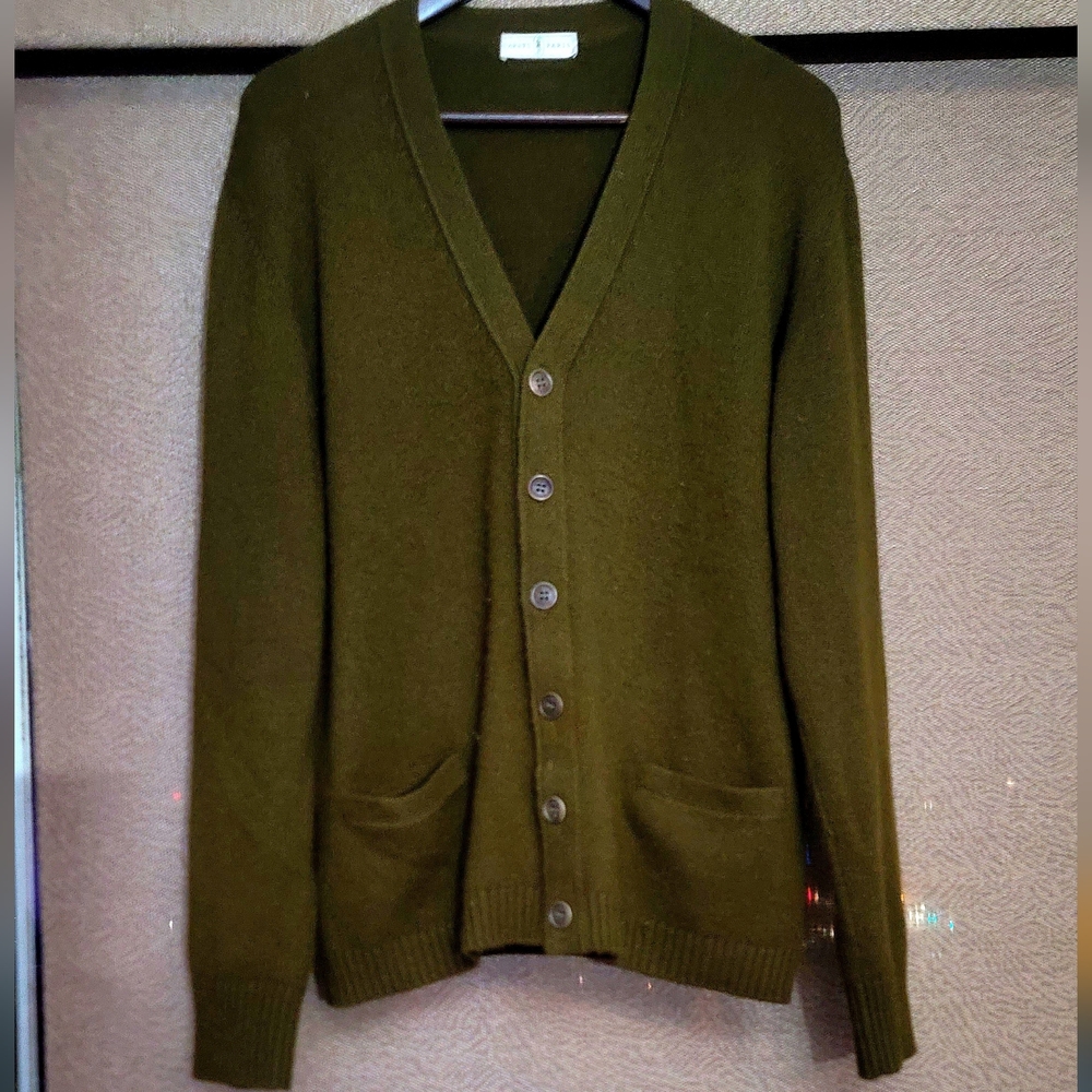 Arnys Paris Forest Cashmere Cardigan
